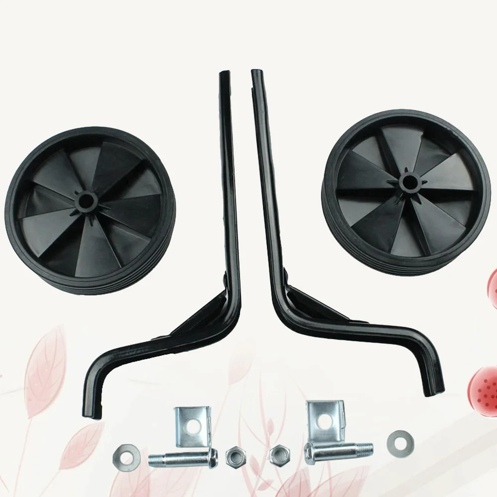 

1 Set Training Wheels Heavy Duty Rear Wheel Kids Bike Stabiliser for Boy Bikes ( Black )