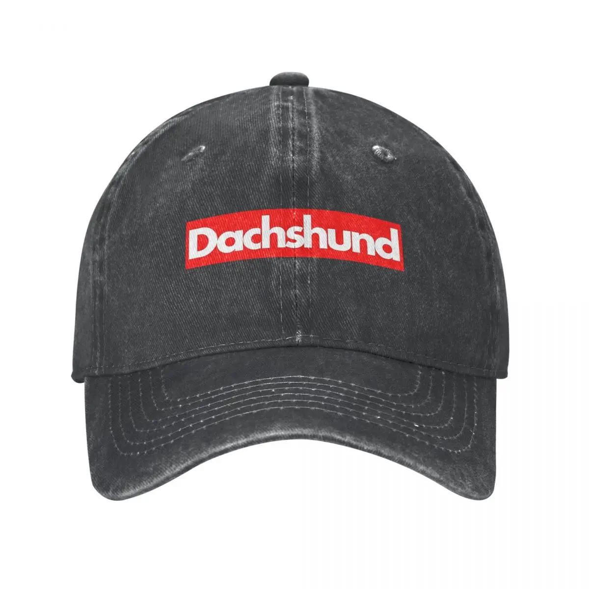 

Dachshund Baseball Caps Fashion Denim Fabric Hats Outdoor Adjustable Casquette Streetwear Baseball Cowboy Hat for Men Women