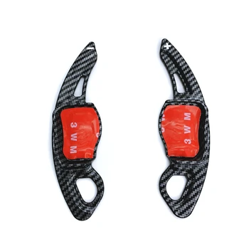 Carbon Fiber Wheel Shift Paddle Extension Shifters For Volkswagen VW Golf 6 Mk6 Jetta SportWagen Vento Variant 5K 2008~2013 DSG 1