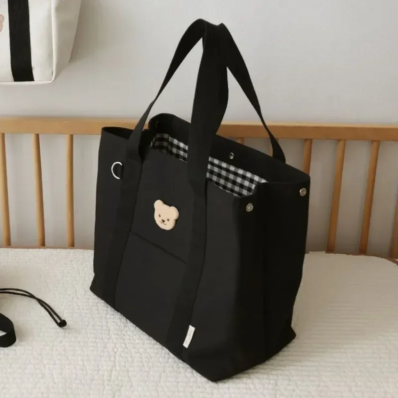Large Maternity Bags for Baby Diaper Maternal Korean Quilted Mommy Bag Nappy Packs Toiletry Labour Luggage Bag Mom Travel Tote