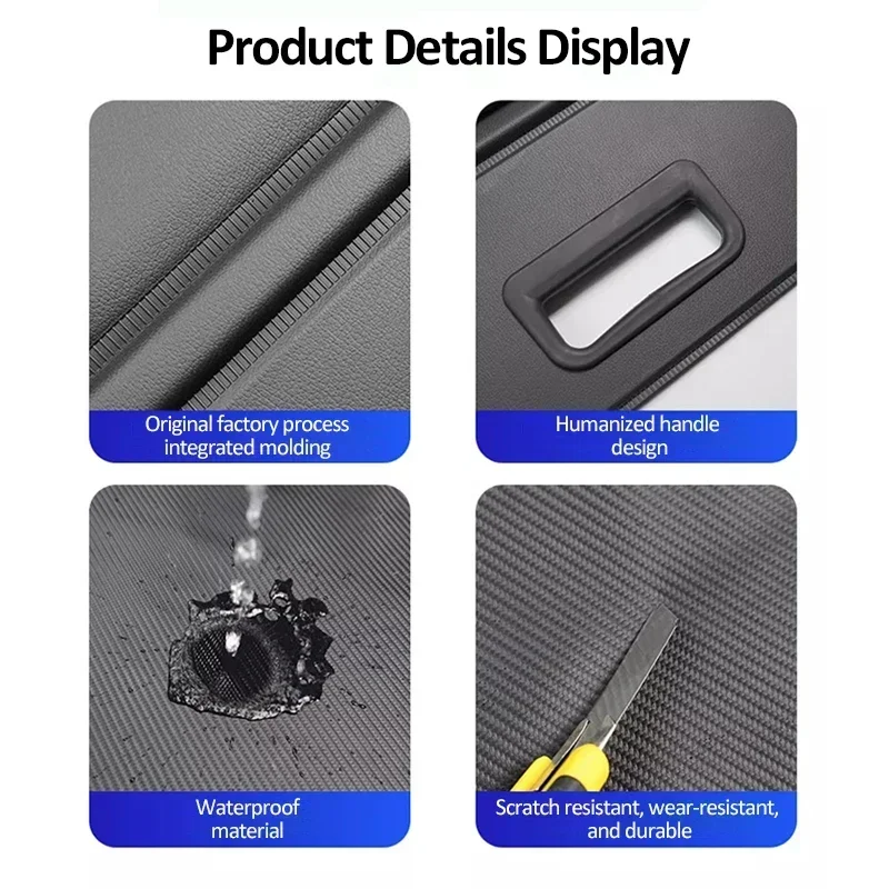 Liizoo Cargo Cover For Porsche Cayenne (2011-2017) - Black Trunk Security Shade & Privacy Shield