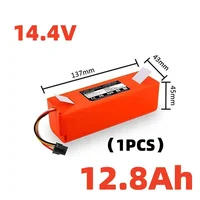 Replacement Battery for Xiaomi Roborock S55 S60 S65 S50 S51 S5 MAX Robot Vacuum Cleaner S6 Parts 14.4V 12800mAh - Image 2