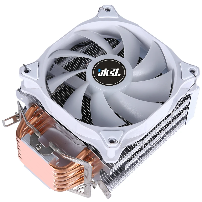 White CPU cooler pure copper heat pipe desktop 1200 cooling system 4PIN 12cm CPU cooling fan AMD INTEL 2011X79 X99 CPU heat sink