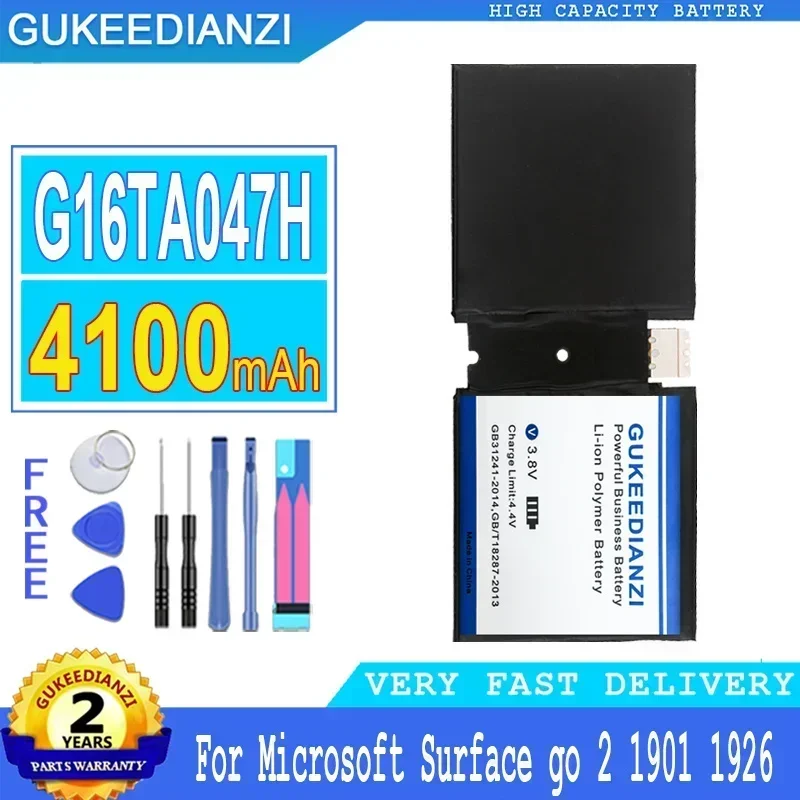 4100mAh Safe Long-Lasting Tablet Battery G16TA047H For Microsoft Surface GO 2 go2 1901 1926 Series