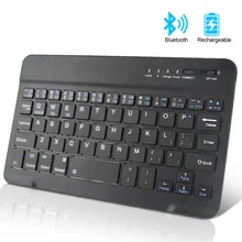 

Mini Bluetooth Keyboard Wireless Ipad Russian Keyboard Tablet Spanish Rechargeable Keyboard for Tablet Ipad Cell Phone Laptop