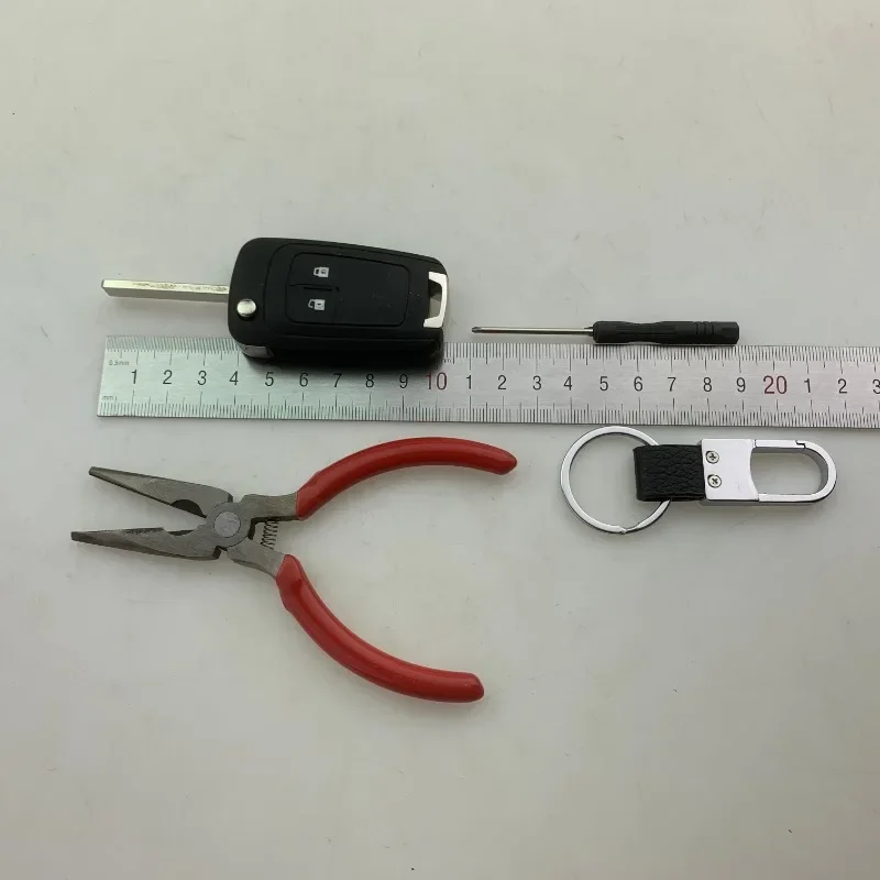 1set for Car Folding Lock Housing, Car Key Remote Control Housing Modification, Without Chips and Batteries Dismantling Pliers