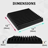 Studio Acoustic Treatment Panel 6/12/24 Pcs Noise Protective Foam Soundproofing Pad Wall Sound-Absorbing Insulation Board Home 3