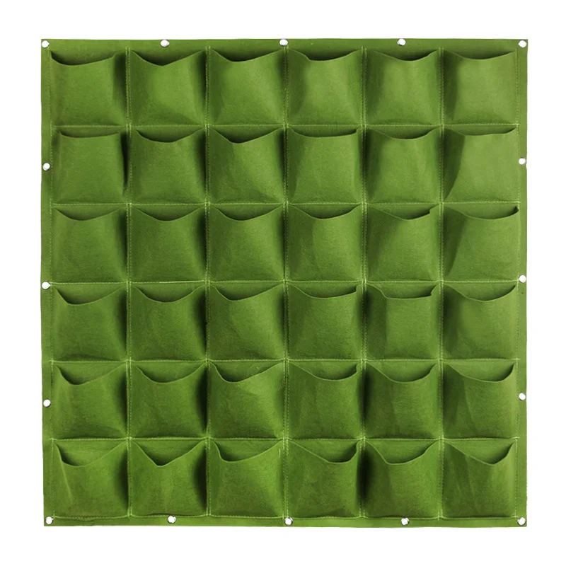6/9Grids Pockets Wall Hanging Planting Pot Green Plant Grow Planter Vertical Garden Bag Garden Supplies Bags Tool