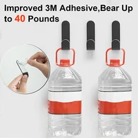 6Pcs Self Adhesive Strong Wall Hooks Towel Hook Door Hanger Key Bag Coat Hook Holder Kitchen Bathroom Accessories Home Organizer 5