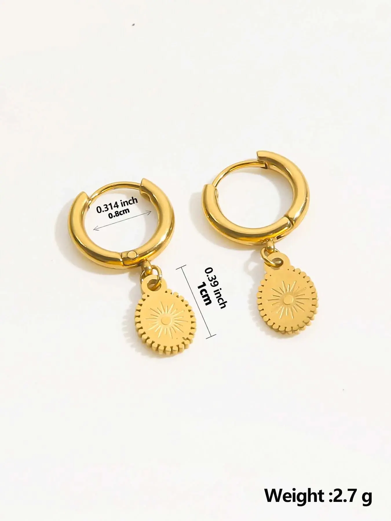 Stainless Steel Non-Tarnish Starlight Minimalist Earring For Women Gift