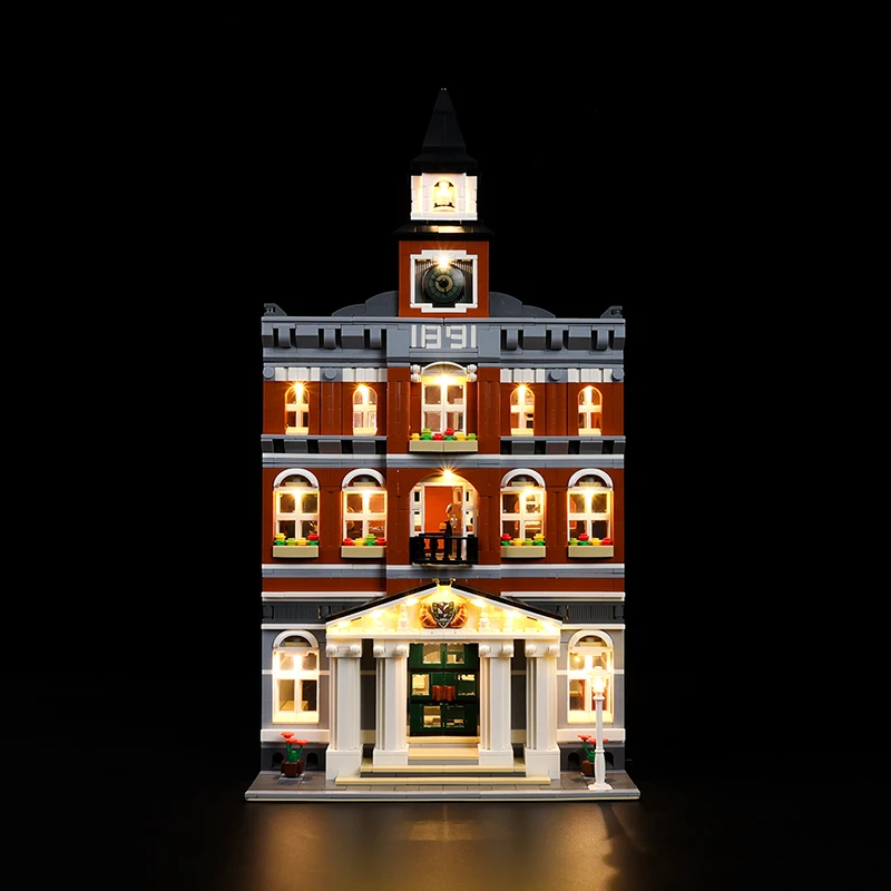 

No Bricks LED Light Kit For Town Hall 10224