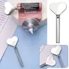 Metal Manual Toothpaste Squeezer Hand Cream Tube Dispenser Roller Heart People Accessories Shaped Circle Tube Bathroom V7o9 2