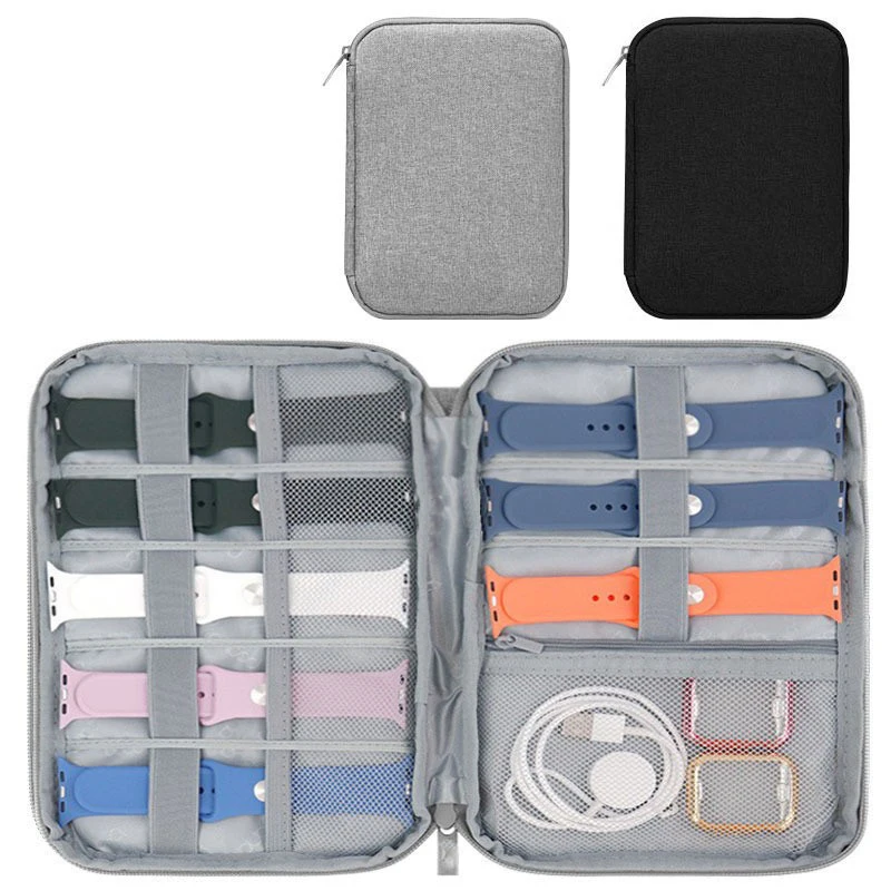 watchband box for Apple Watch strap case data cable Travel smart watch Wriststrap storage bag Box watches organizer