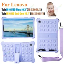

For Lenovo Tab M10 HD 2nd generation TB-X306X/X306F 10.1'' Case Fidget Toy Cover for Lenovo tab M10 FHD plus X606X Silicone Case