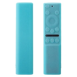 Premium Silicone Protective Cover for Smart TV Remote Control (Luminous blue)