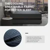 14 Inch Memory Foam Mattress in a Box, Jacquard Fabric Cover, Ventilated Copper-Gel Memory Foam, Fiberglass Free Mattress 4