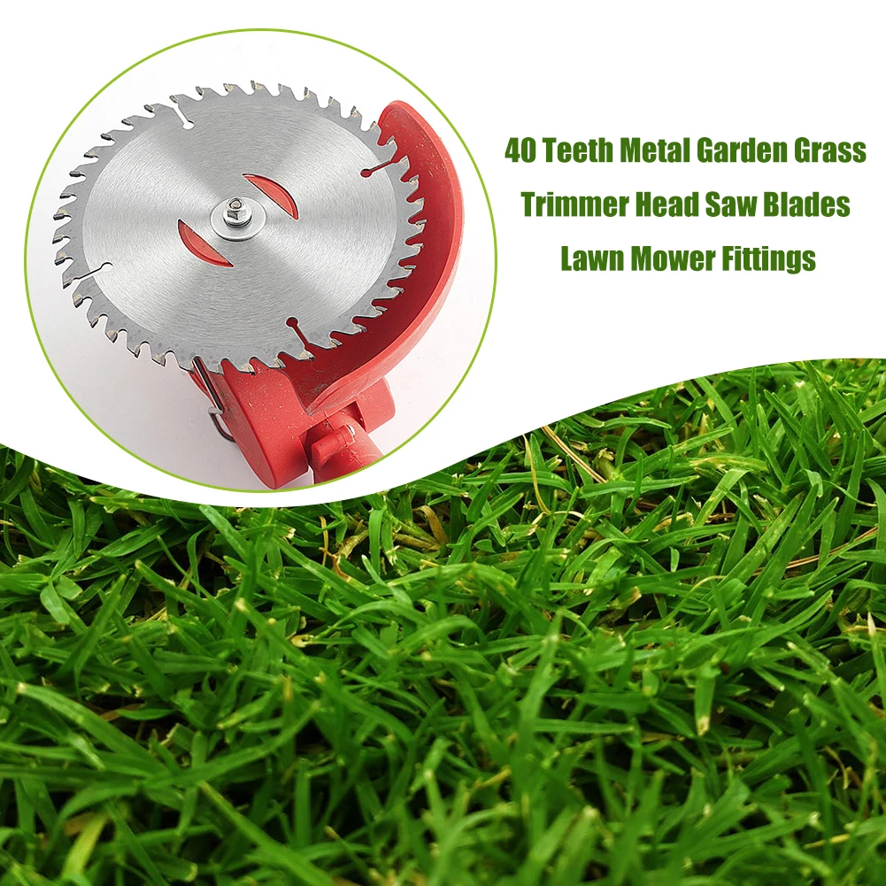 Description Picture 5 of item150mm Wheel Lawn Mower Saw Blade Weed Eater Cutting Disc 40 Teeth Metal Grass Trimmer Head Cutter Blade Garden Power Tool Parts