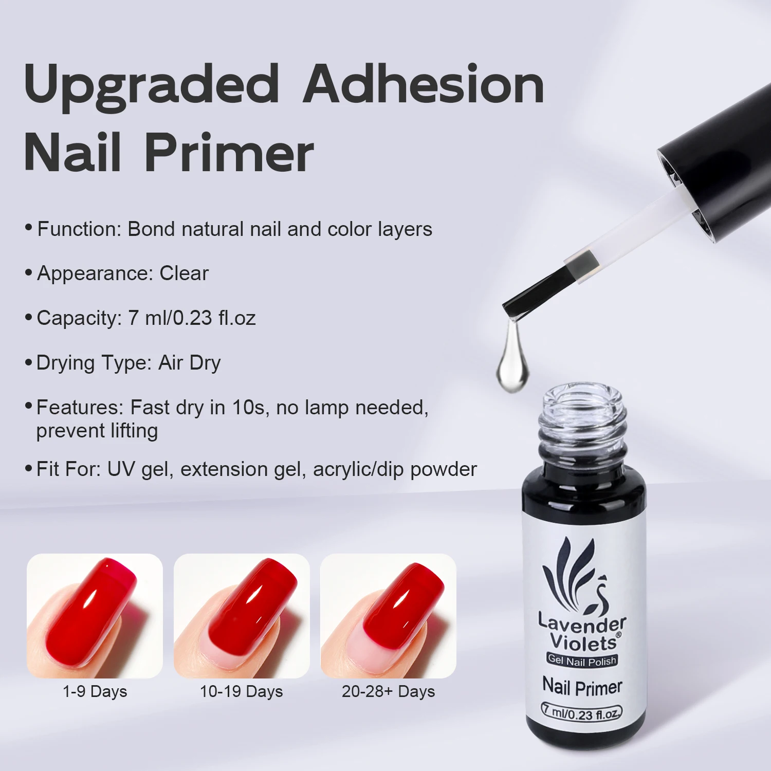 Nail Primer 7ml for Gel Polish Dip Nails