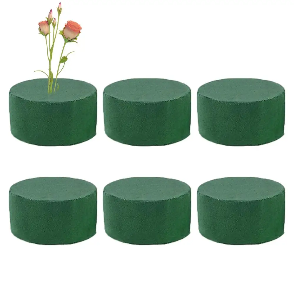 6 Stück Blumenschaumblöcke für frische und künstliche Blumen, trockene, nasse Blumen, Schlamm, Blumenarrangement, Zuhause, Party, Urlaubsdekorationen – Detail 2
