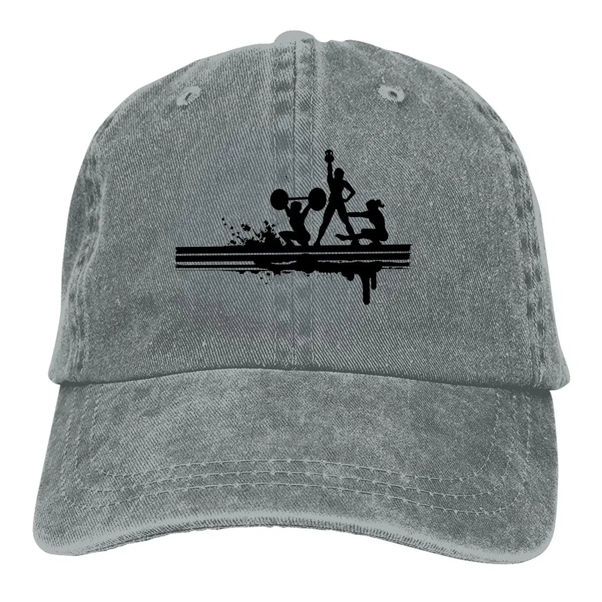 

Washed Men's Baseball Cap Essential Trucker Snapback Caps Dad Hat Crossfit Golf Hats