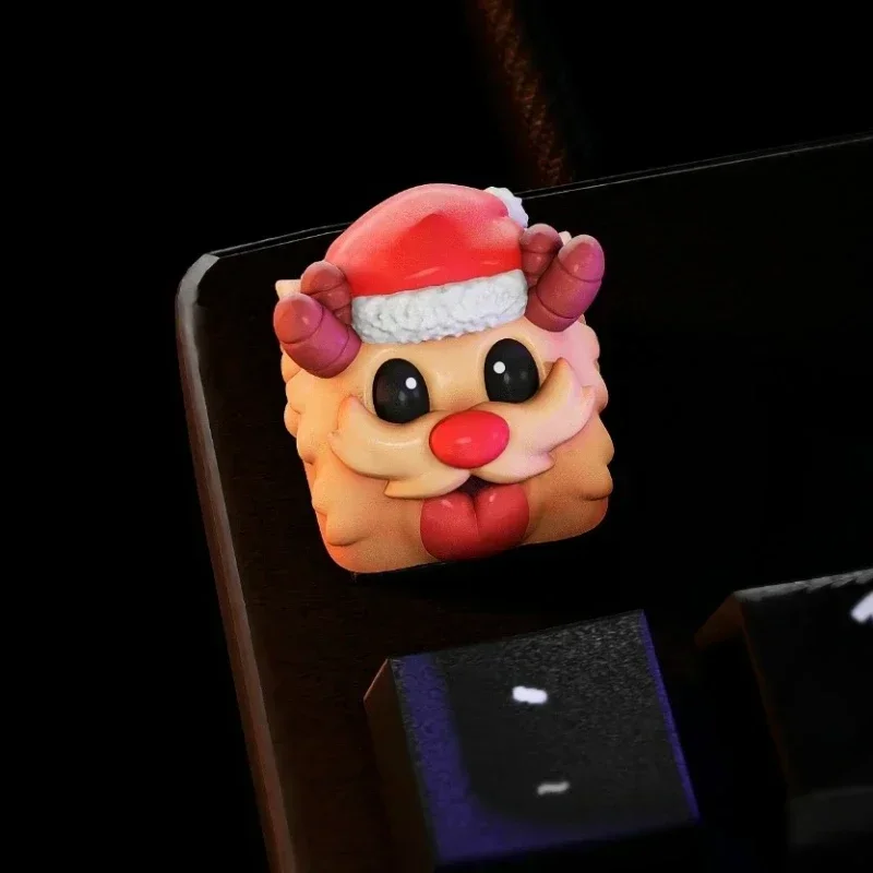 Meg nem látott Gyanta keycap Zsargon Műkődés Pólóing DIY Kreatív Szokás keycap Számítógépes szülinapi Adomány kawaii Kulcskarika Adomány Műkődés e-sports keycap