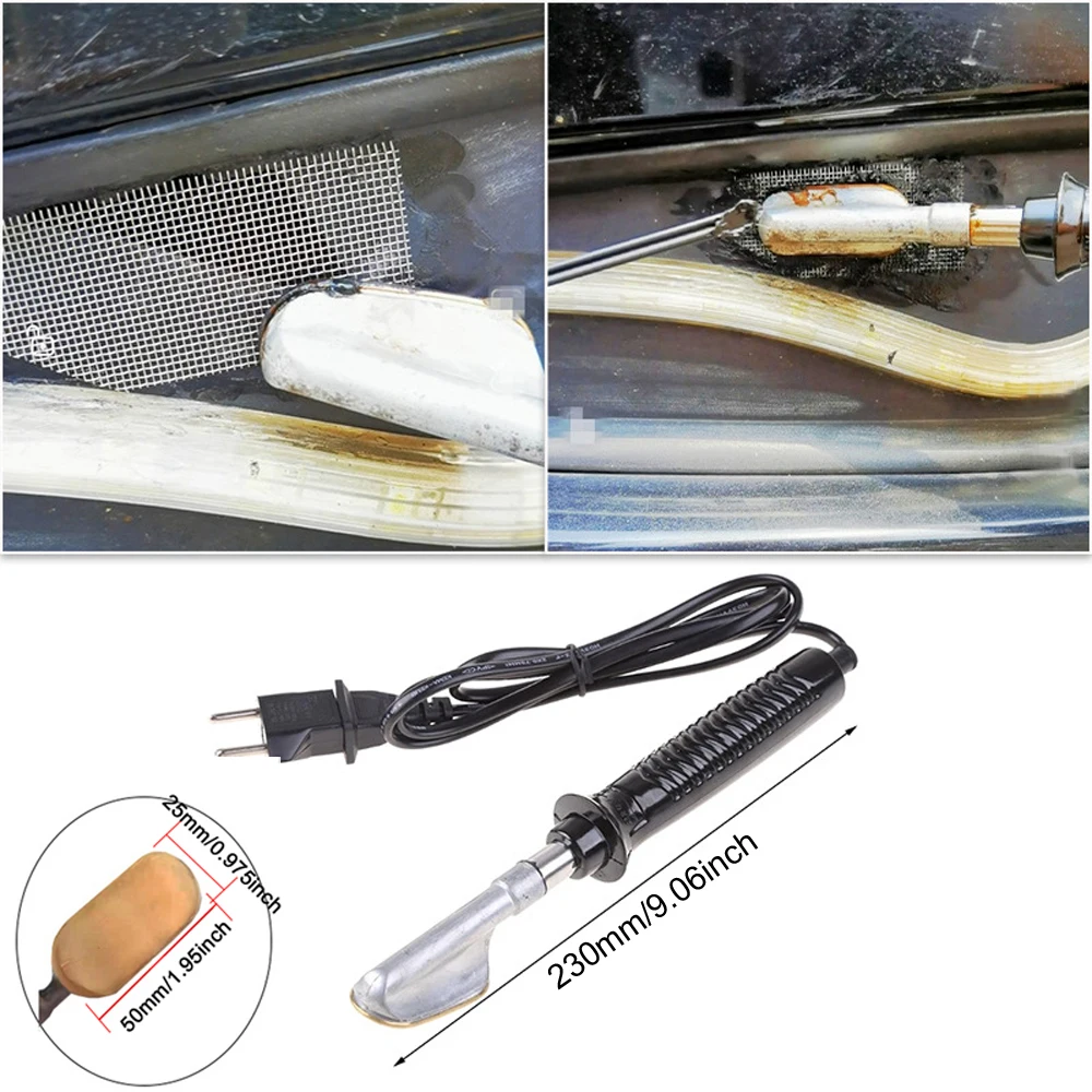 220v 50w Smoothing Iron for Car Bumper Repair Hot Stapler Iron of Plastic Welding Machine Crack Leather Shoes Clothing 2