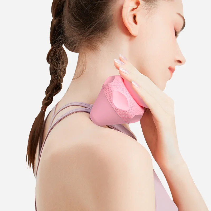 Silicon Massage Cone Sport Training Solid Adsorption Ball Muscle Release Massage Thoracic Spine Foot Roller Massage Ball