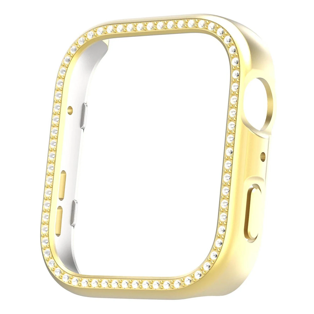 Diamond-Embellished All-Around Protective Watch Bumper Cover