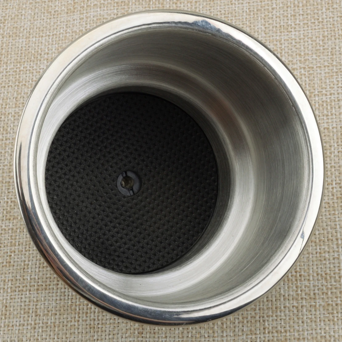 

2Pcs Silver Recessed Cup Drink Holder With Drain for Marine Boat RV Camper Car Truck Stainless Steel