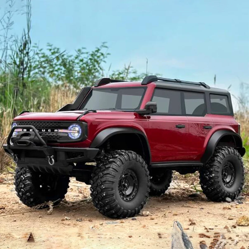 New 1:10 Hb R1001 Bronco Simulation Rc Climbing Car Remote Control Model Awd Off-road Car Toys Compatible 2s 3s All-metal Gears 4