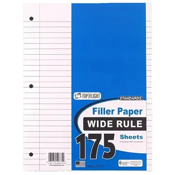 Wide Rule Filler Paper Notebook 1