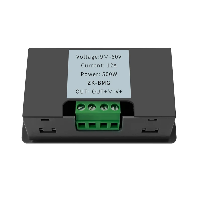 DC5-30V/9-60V 5A/12A PWM DC Motor Governor Adjustable Speed Encoder Digital Motor Speed Control Duty Cycle Max Frequency 15A 20A