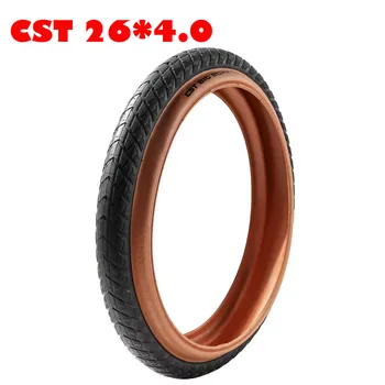 CST Fat Tire 26x4.0 CST BIG BOAT CTC-06 CST New Brown Family Top Dark Skin Collection Pneumatico per bicicletta elettrica