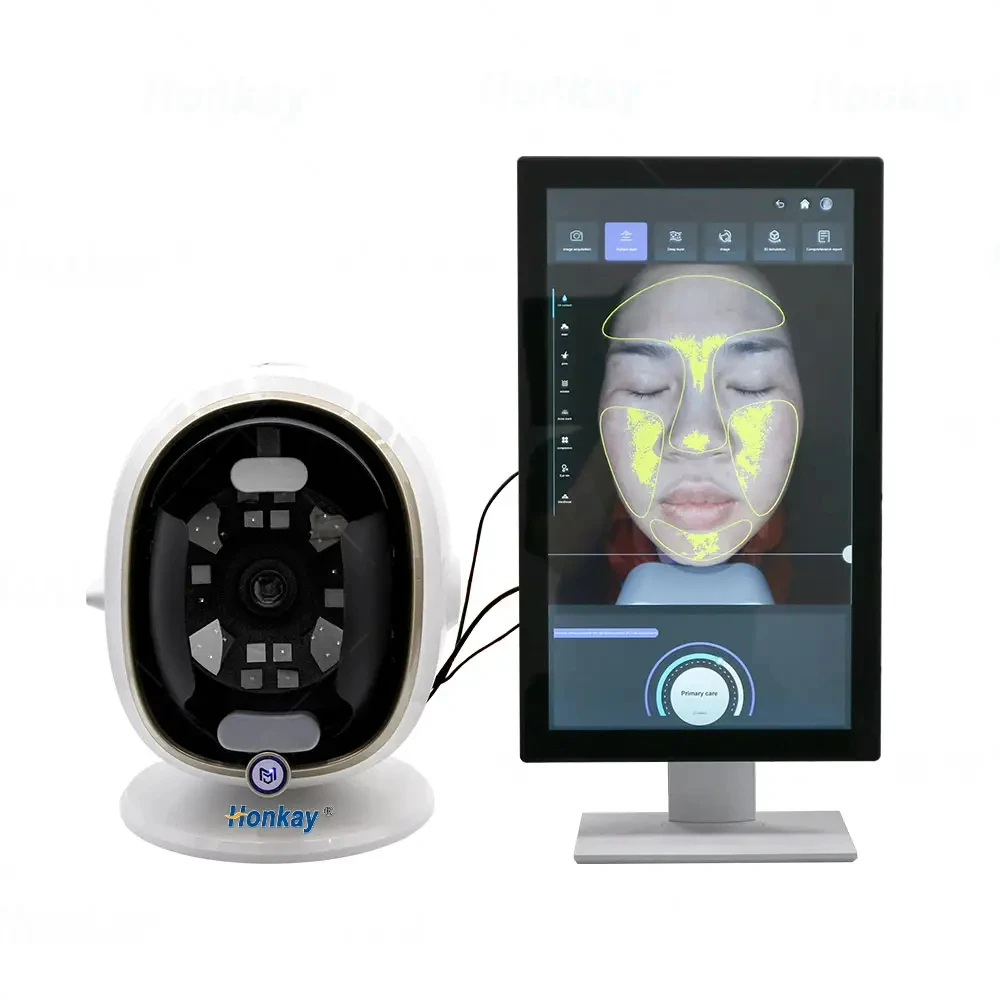 2023 Portable 3D Facial Skin Scanner Face Skin Detector Mirror Tester Diagnostic Skin Analyzer Machine For Beauty Salon Spa is the original v60 detector diagnostic apparatus decoder v60d touch screen handwriting screen screen machines industrial med