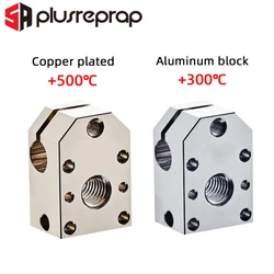 For Pphaetus Drag-on Hotend Plated Copper Heat Block High Temperature Heating Block Repair Parts Compatible with V6 HOTEND