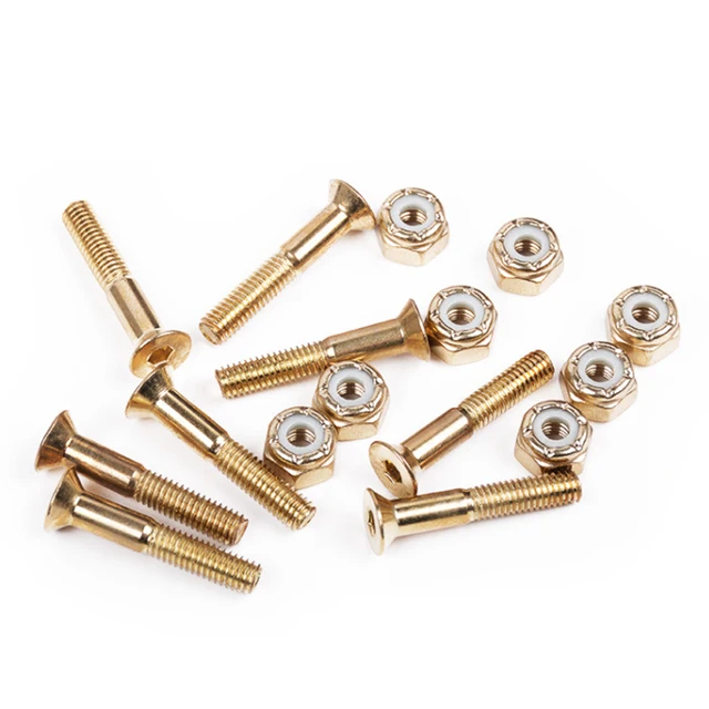 16 Pcs Replacement Screws+Nuts 25-30MM Medium Carbon Steel