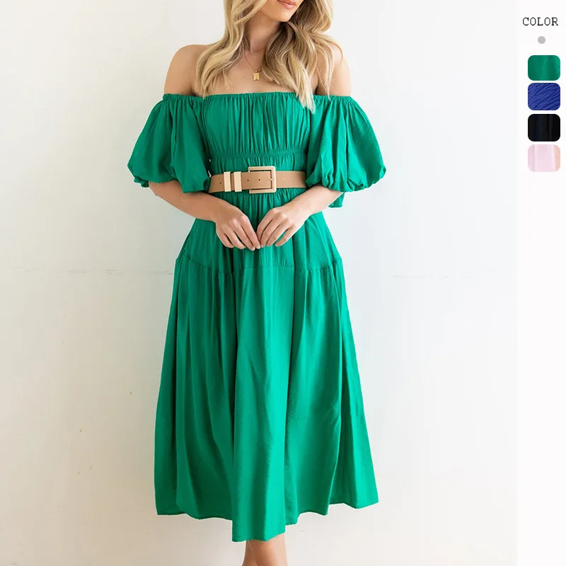 

High Quality 2024 Sexy Women Clothes Female Pure Color Dress Grace Beautiful Pleated Skirt Spring Summer Traf Y2ak Party Girl