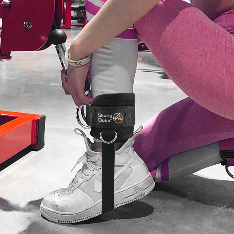 Padded Ankle Straps for Cable Machines Double D-Ring Fitness Cuffs for Gym Workouts Rebate Leg Extensions 1PC fitness ankle straps ankle straps ankle wrist cuffs