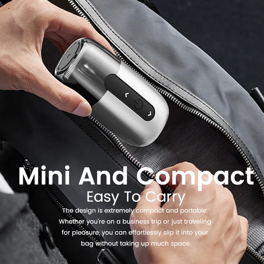 2-in-1 Trimmer for Sensitive Skin-Cordless Men/Women Groomer w/ Fast Charge & Dual Blades