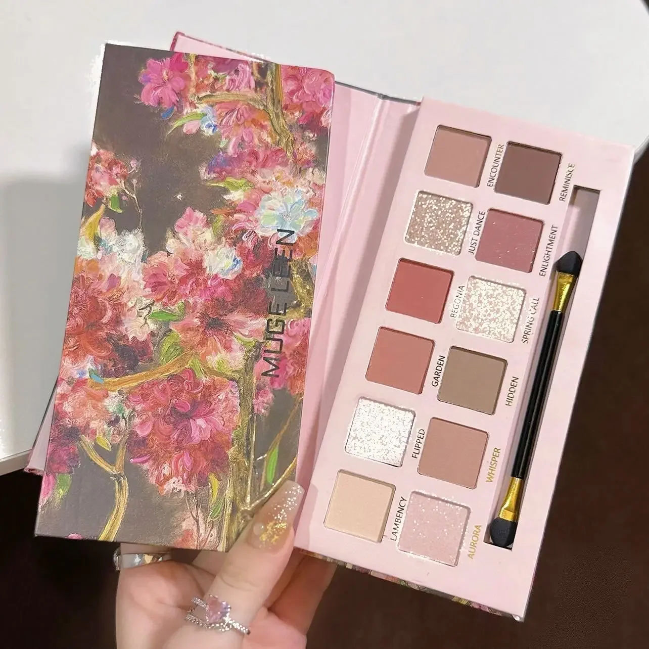 

Eye Shadow Palette Makeup 12 Colors Shimmer Glitter Eye Shadow Palette Long Lasting Pressed Pearls Eye Shadow Makeup Pallet Kit