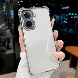 Enhanced Anti - Shock Case with Lens Protection & Soft Silicone Cover - Plating Four Corners Design for Vivo iQOO Neo11 (China) (Silver)