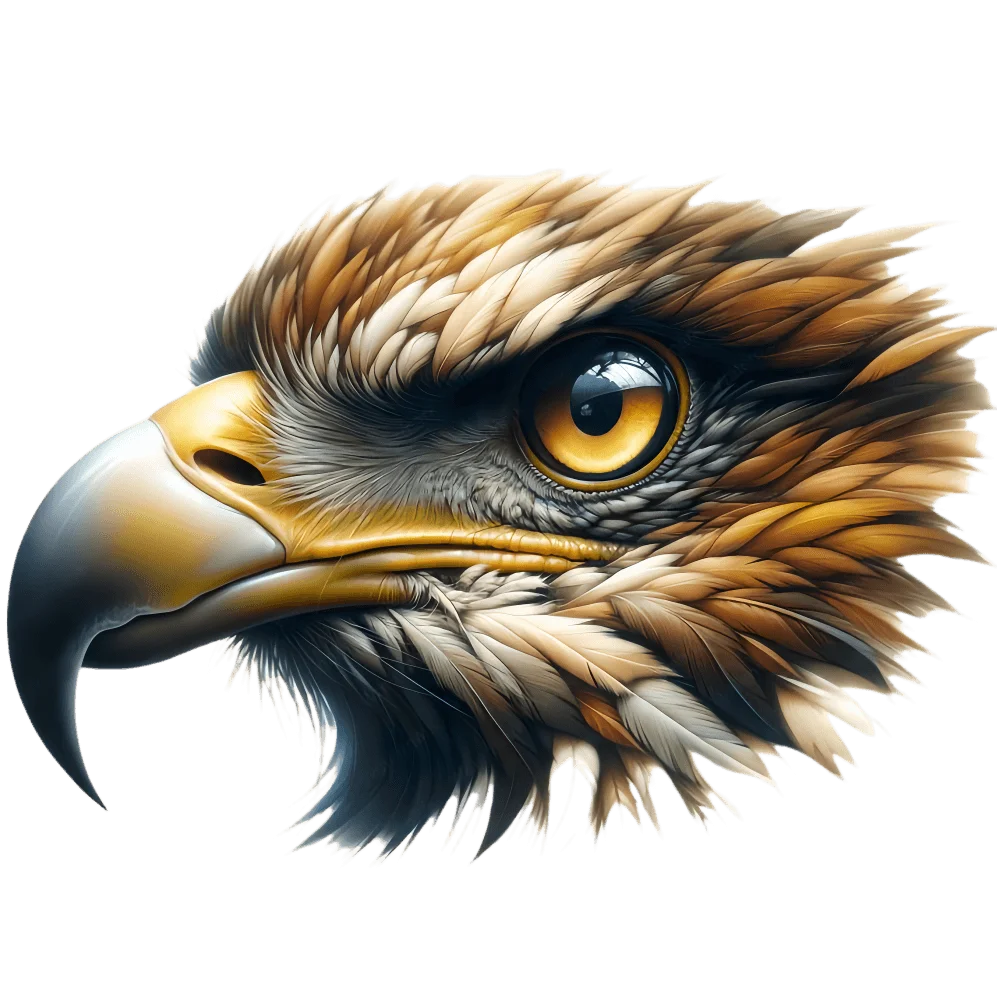 Decoration Mural Living Room Wallpaper Funny Decal Eagle Eye E25