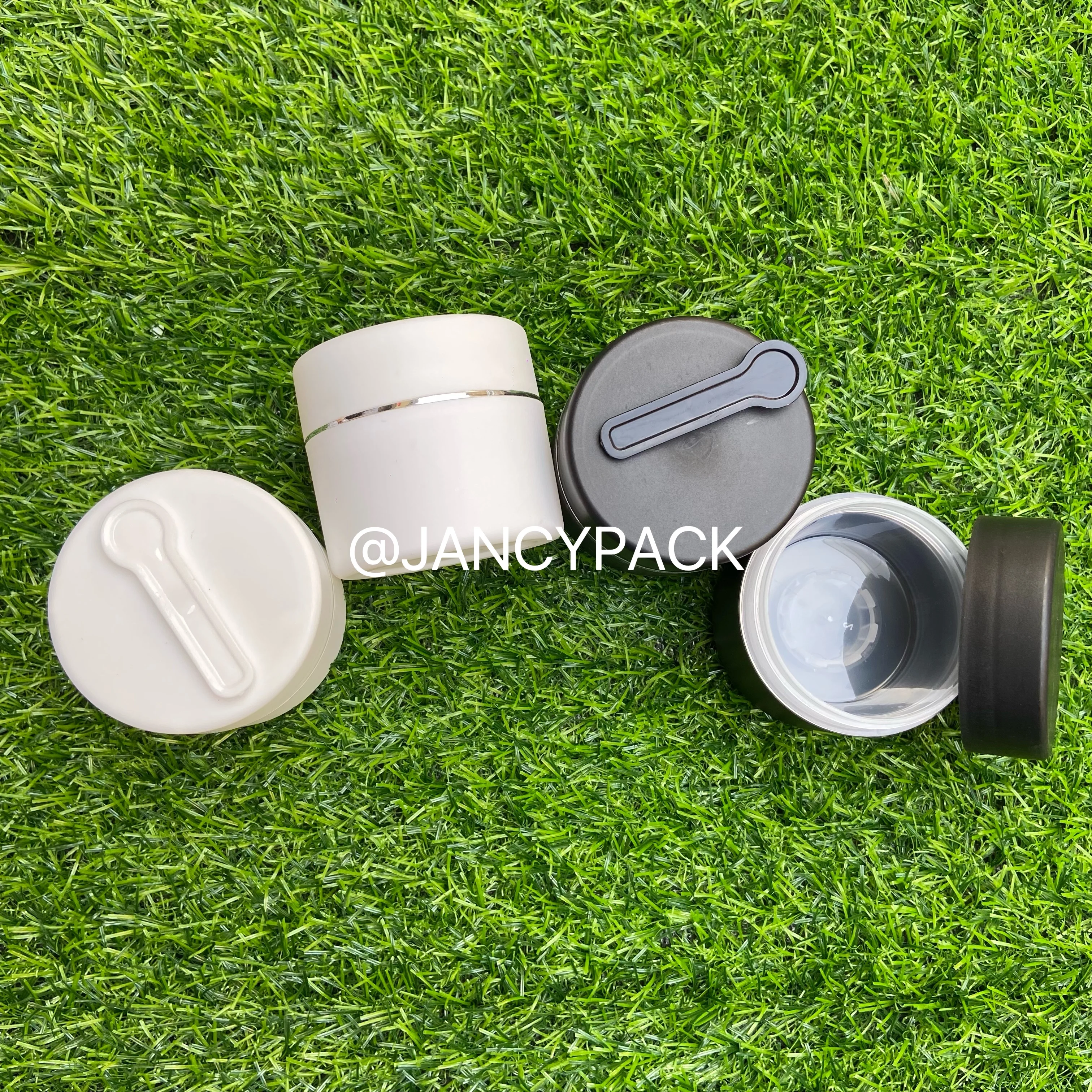 

30g 50g Empty Makeup Container Plastic Refillable Bottles Lid Round Cream Jar Storage Container Cosmetics Cream Travel Jar