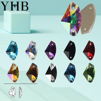 Glass Crystal Moonlight Sew-On Rhinestones 1