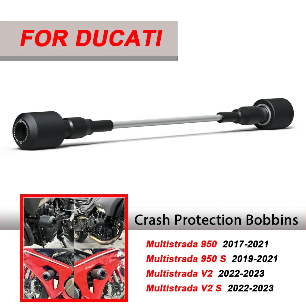 

For DUCATI Multistrada 950 950S 17-21 Multistrada V2 V2S 2022-2023 Motorcycle Frame Crash Pad Engine Stator Sliders Protector