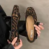 2024 Summer Leopard New Brand Women Flat Shoes Fashion Leopard Print Ladies Elegant Shallow Slip On Soft Ballerinas Shoes 1