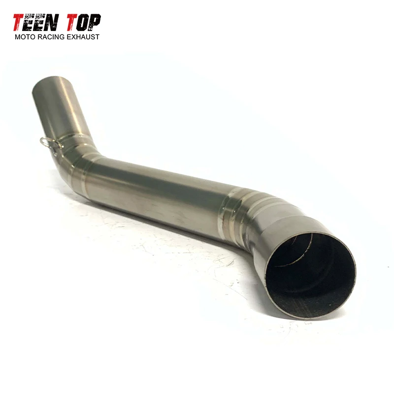Titanium Alloy ZX10R Exhaust Mid Pipe 51mm Modified Motorcycle Exhaust Link Connect Tube For Kawasaki ZX10R ZX 10R 2009-2021 - Image 5