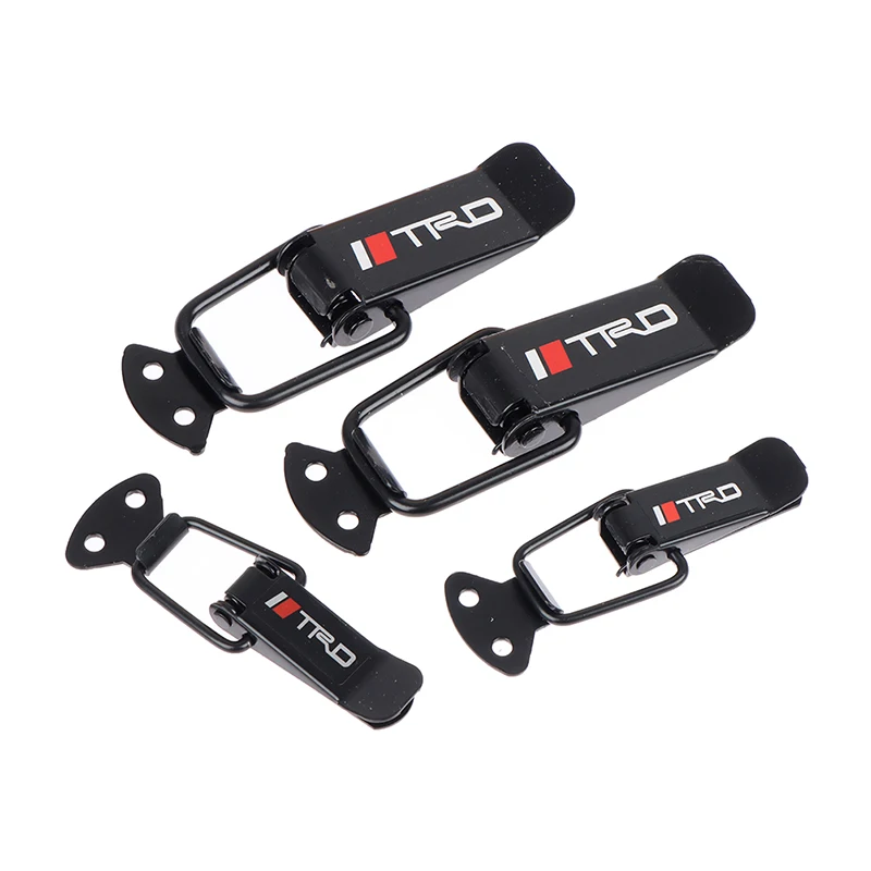 2PCS/set Lock Clips Kit Car Truck Hood Clip Hasp Quick Release Fasteners For Racing Car Bumper Security Hook Auto Accessories