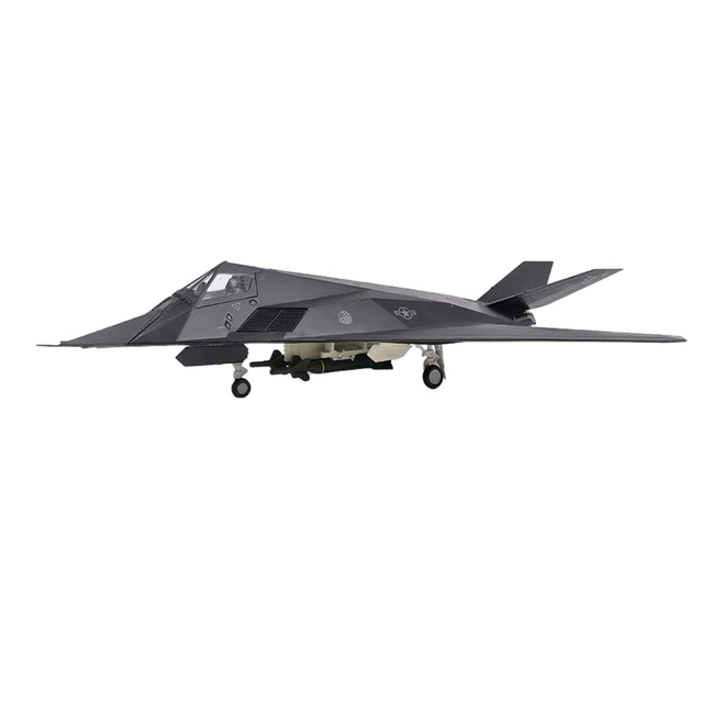 1:72 F117A Nighthawk Stealth Fighter Bomber Attack Aircraft Alloy Aircraft Model Decoration Collection Birthday Gift 1