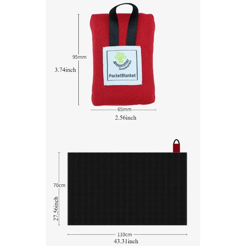 1pc Picnic Blanket Carpet Outdoor Sport Seat Cushion Waterproof Camping Portable Ultra Light Fold Ultrathin Seaside Beach Pocket 2